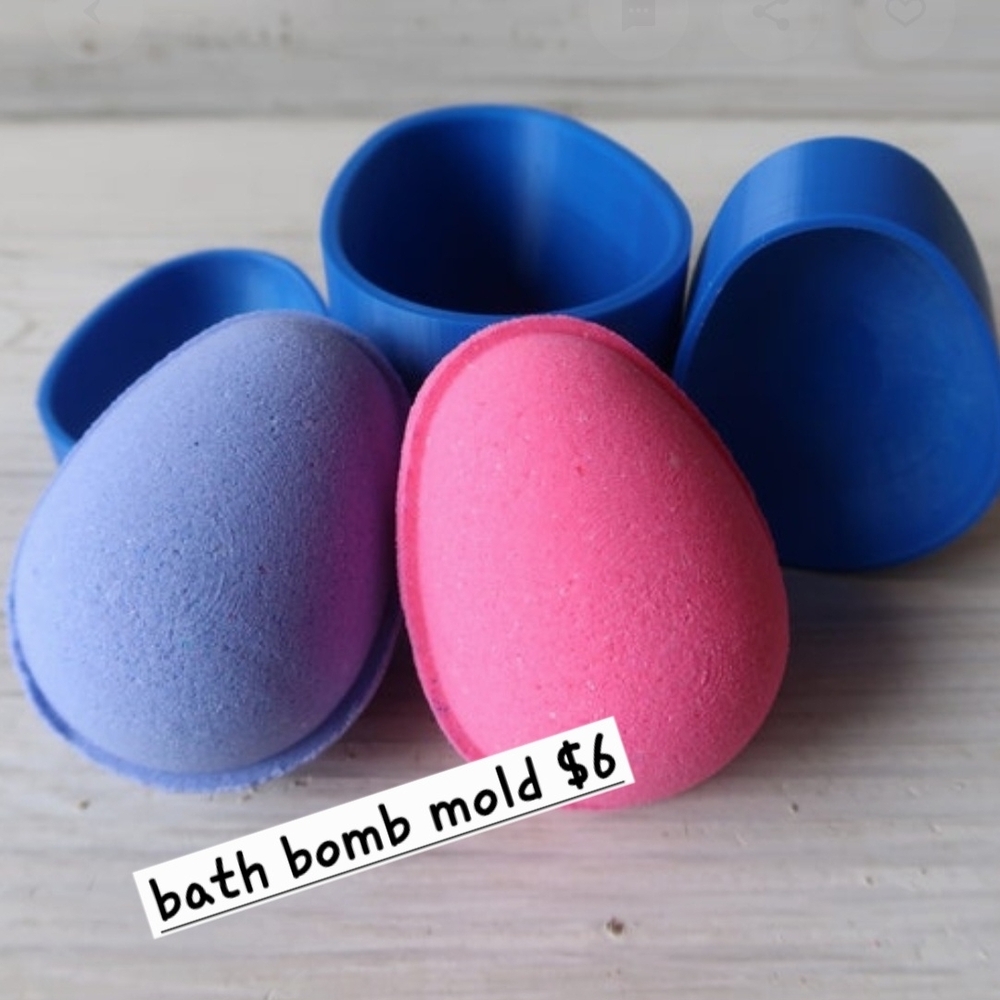 Blue and Pink Bath Bomb Mold Set